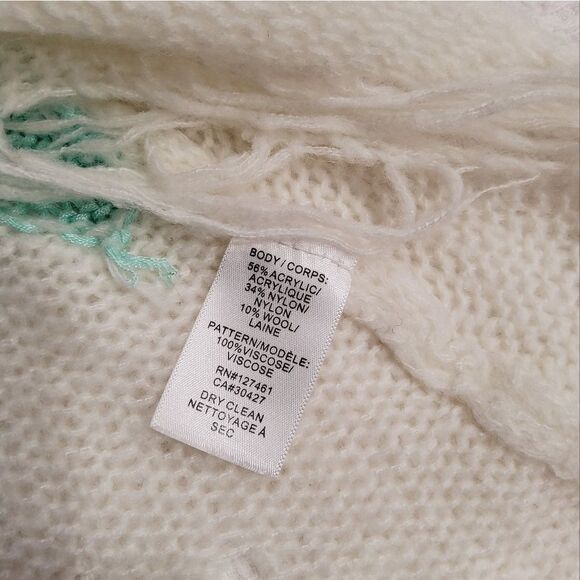 WildFox Rainbow Check Lennon Super Oversize Sweater Size S (Fit M,L) - Picture 6 of 11